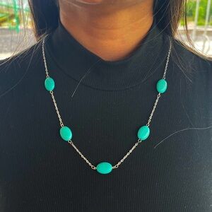 The Minimalist Turquoise Beaded Chain